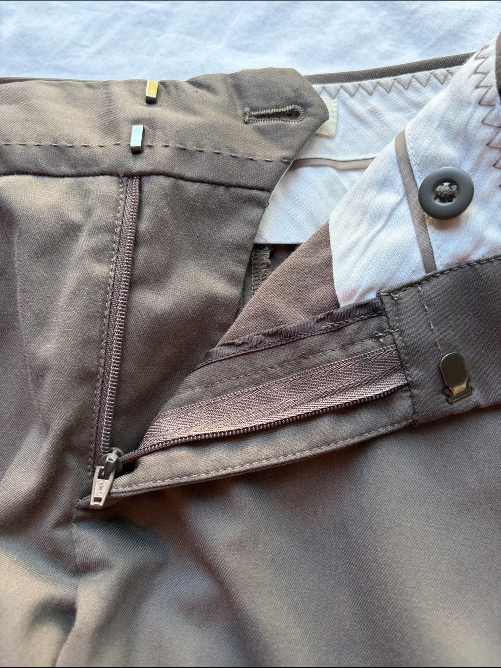 Banana Republic Brown Tailored Bermuda Shorts